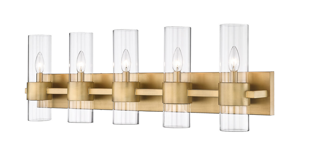 Z-Lite Canada - 343-5V-RB - Five Light Vanity - Lawson - Rubbed Brass