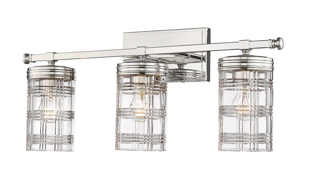Z-Lite Canada - 344-3V-PN - Three Light Vanity - Archer - Polished Nickel