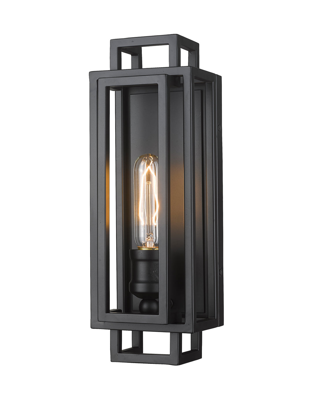 Titania One Light Wall Sconce in Matte Black - available from The Lighting Shoppe, trusted by Canadian homeowners