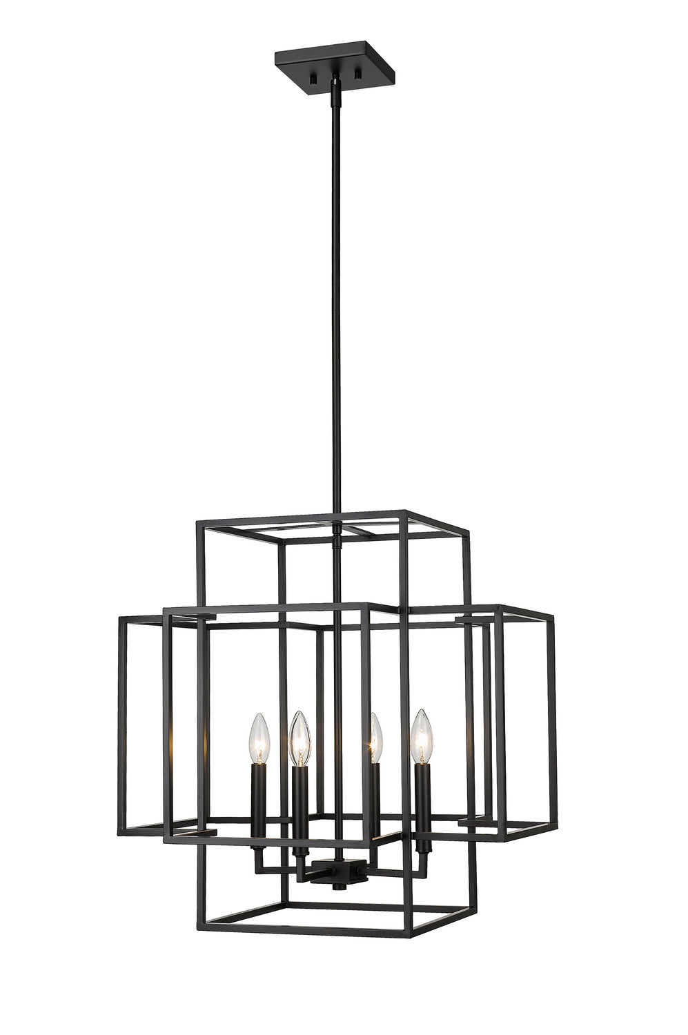 Z-Lite Canada - 454-22MB - Four Light Chandelier - Titania - Matte Black