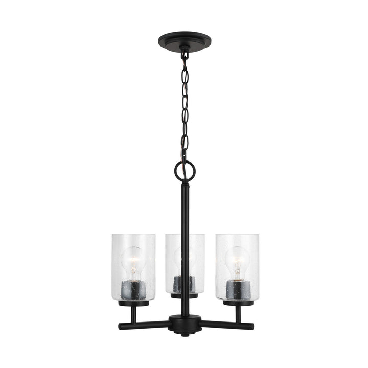 Generation Lighting Canada - 31170-112 - Three Light Chandelier - Oslo - Midnight Black