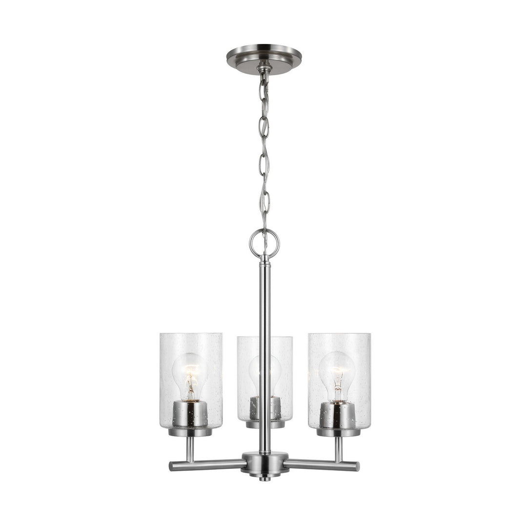 Generation Lighting Canada - 31170-962 - Three Light Chandelier - Oslo - Brushed Nickel