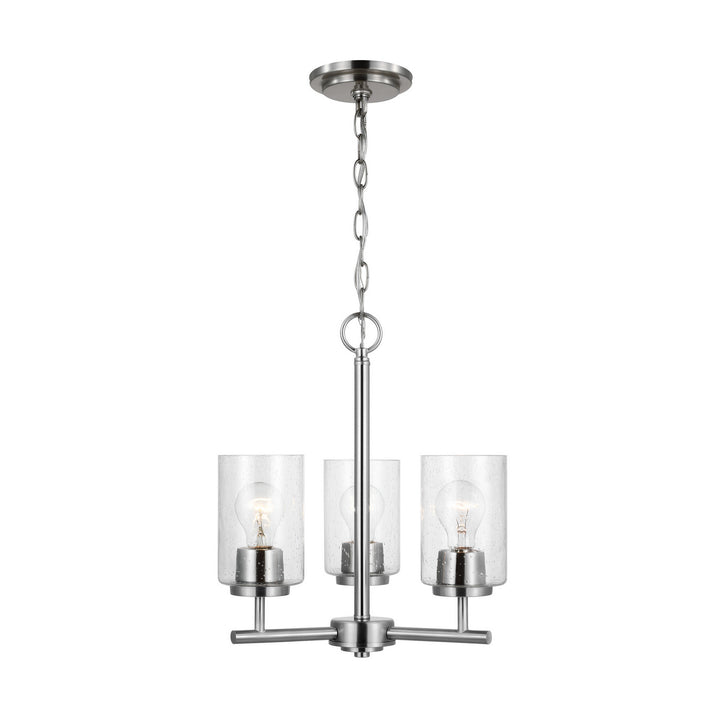 Generation Lighting Canada - 31170-962 - Three Light Chandelier - Oslo - Brushed Nickel