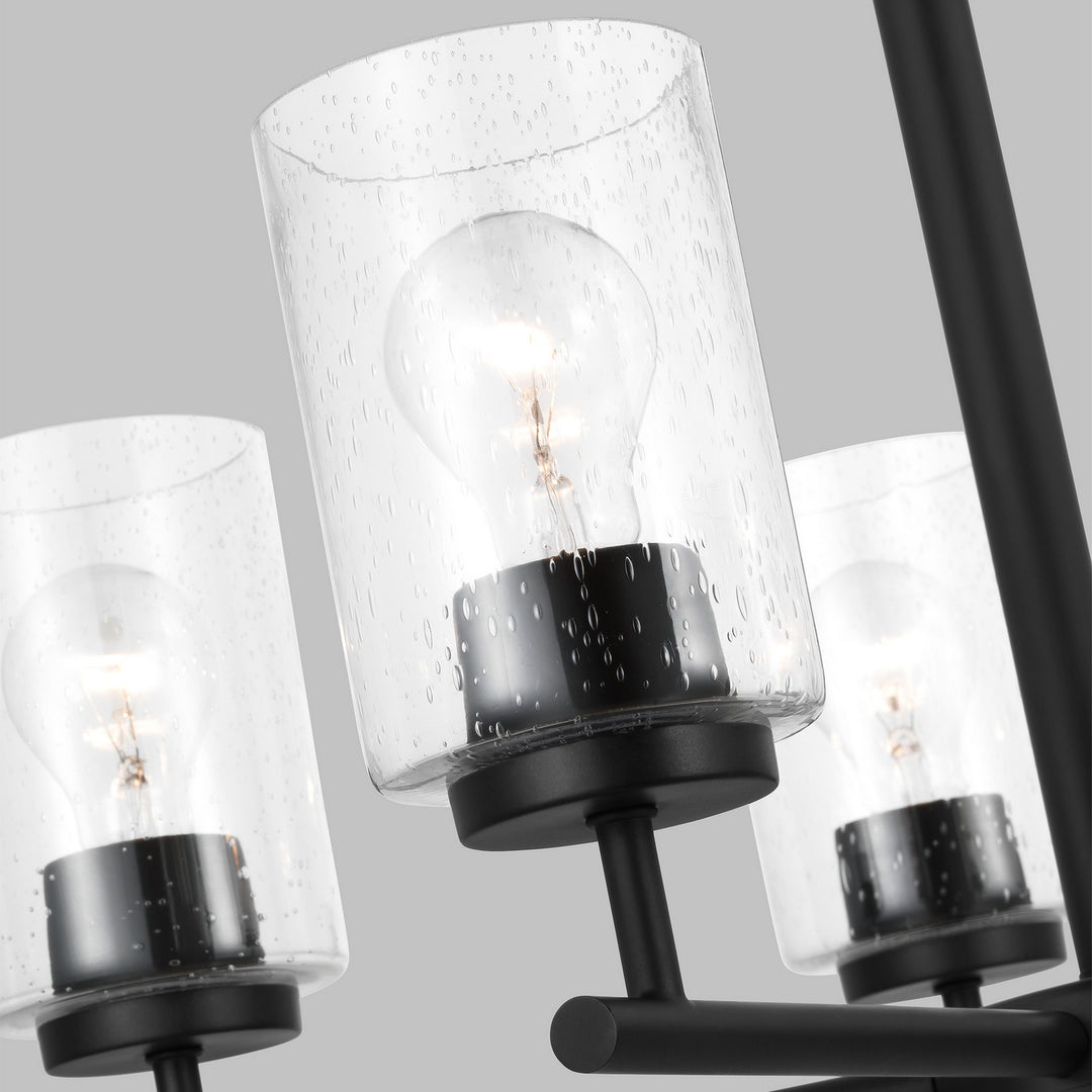 Generation Lighting Canada - 31171-112 - Five Light Chandelier - Oslo - Midnight Black