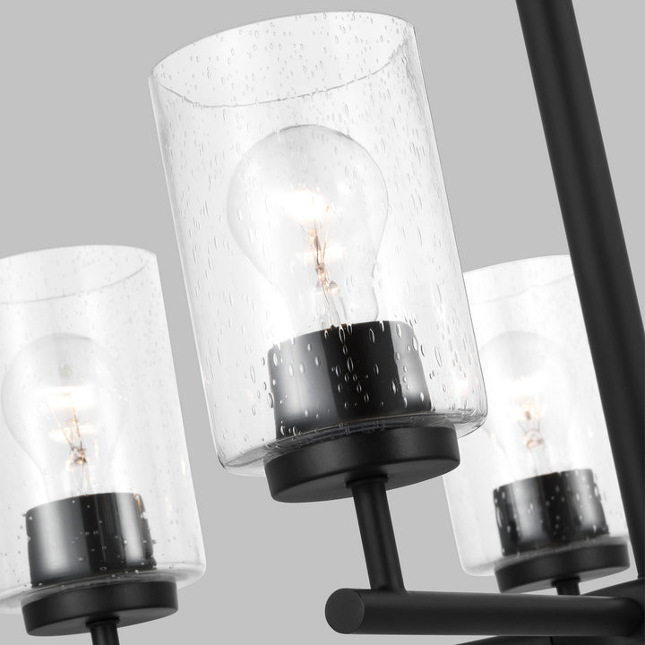 Generation Lighting Canada - 31171-112 - Five Light Chandelier - Oslo - Midnight Black