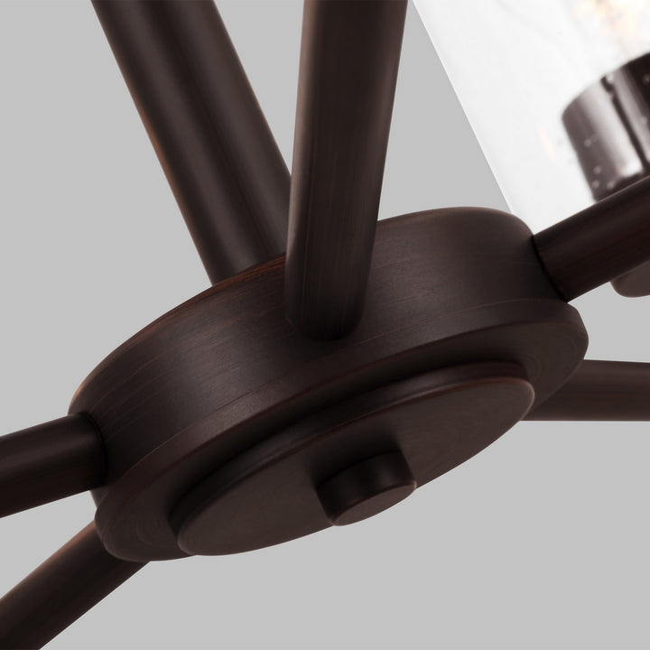 Generation Lighting Canada - 31171-710 - Five Light Chandelier - Oslo - Bronze
