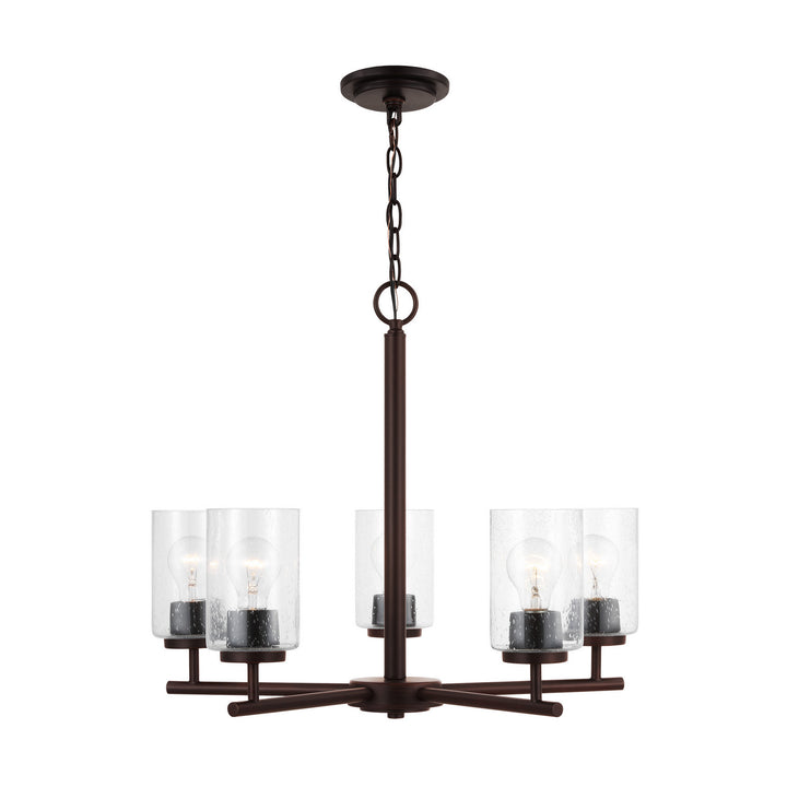 Generation Lighting Canada - 31171-710 - Five Light Chandelier - Oslo - Bronze