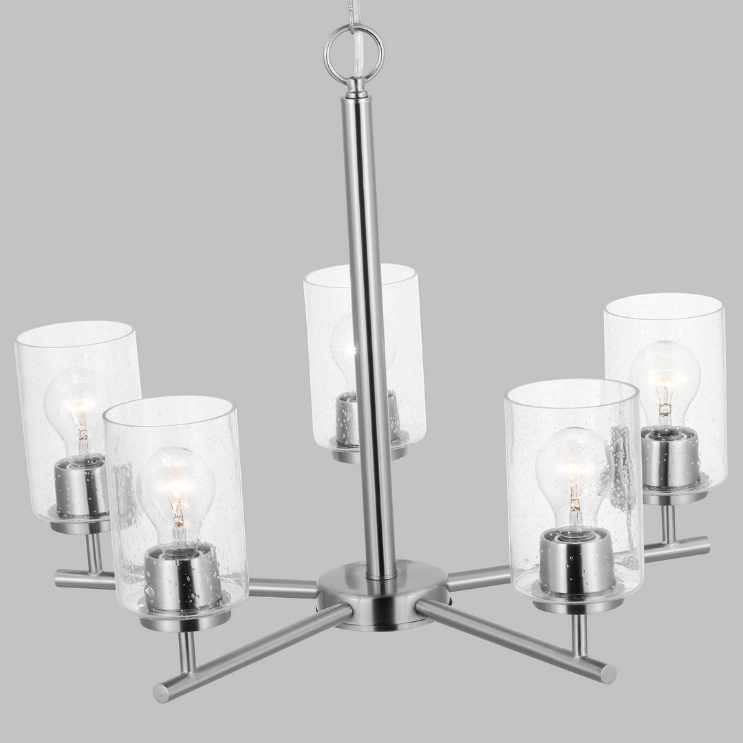 Generation Lighting Canada - 31171-962 - Five Light Chandelier - Oslo - Brushed Nickel