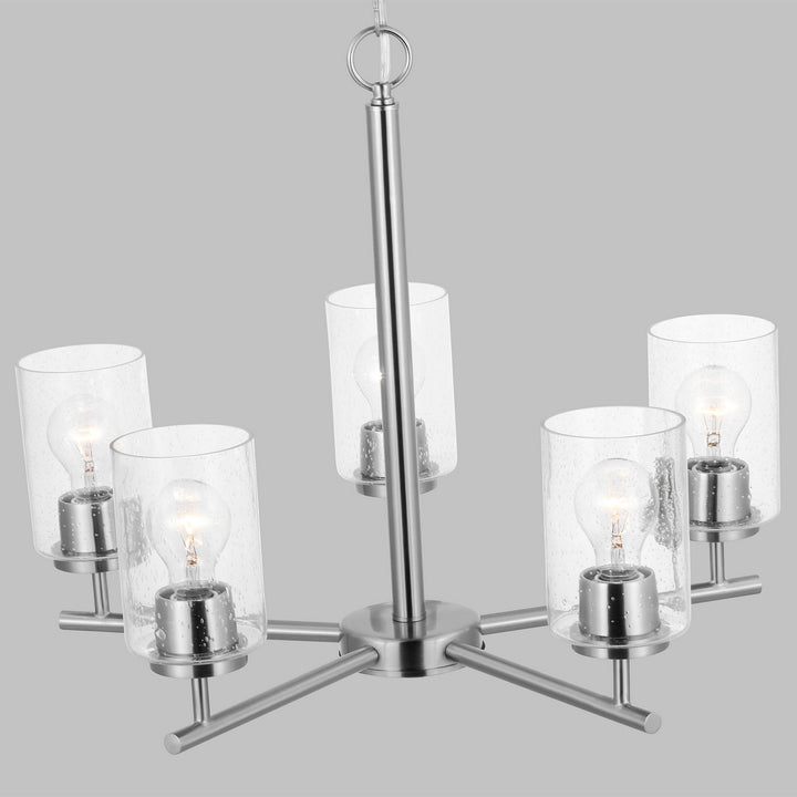 Generation Lighting Canada - 31171-962 - Five Light Chandelier - Oslo - Brushed Nickel