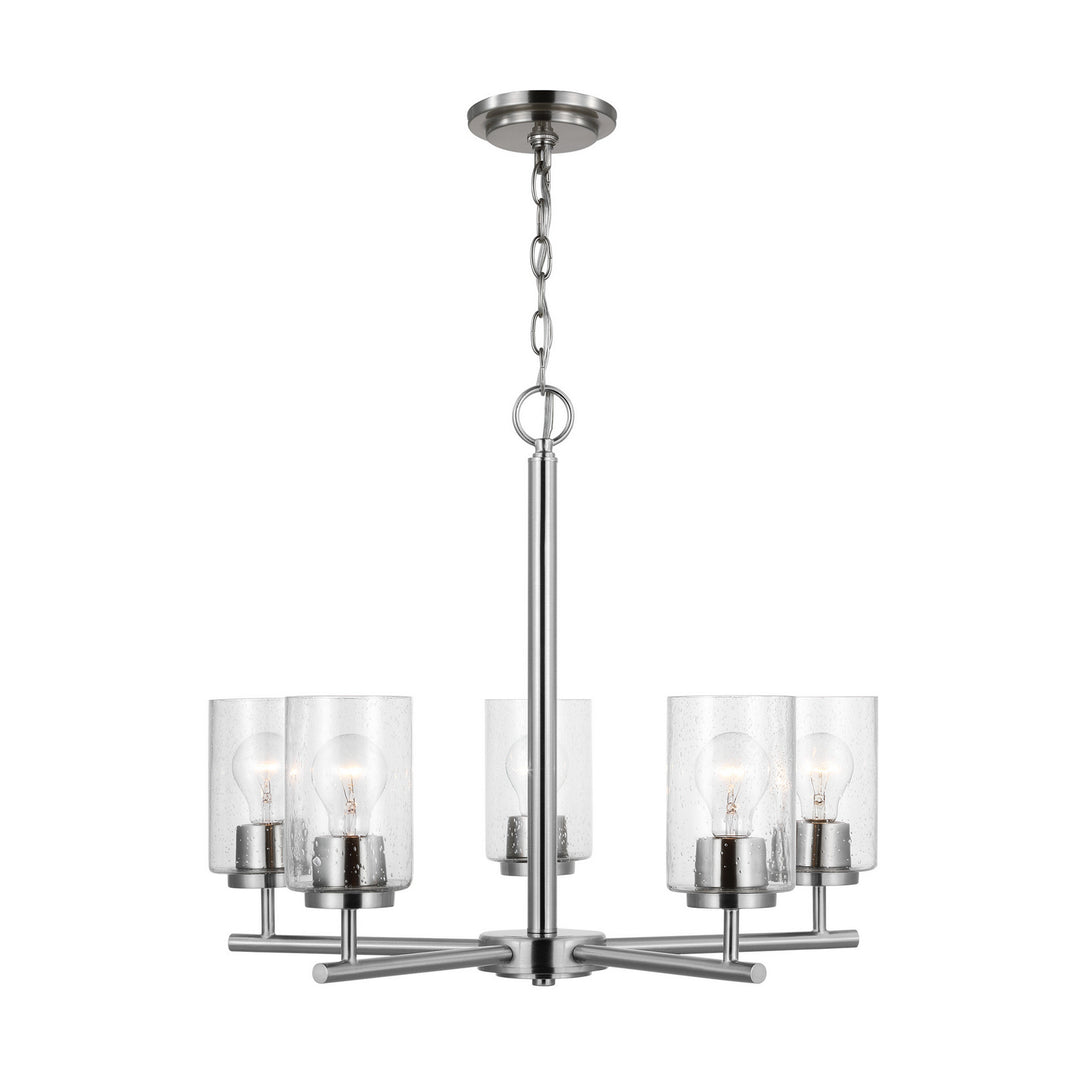 Generation Lighting Canada - 31171-962 - Five Light Chandelier - Oslo - Brushed Nickel