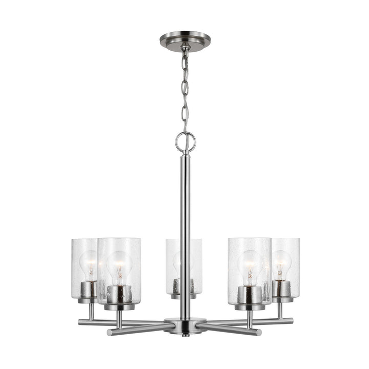 Generation Lighting Canada - 31171-962 - Five Light Chandelier - Oslo - Brushed Nickel