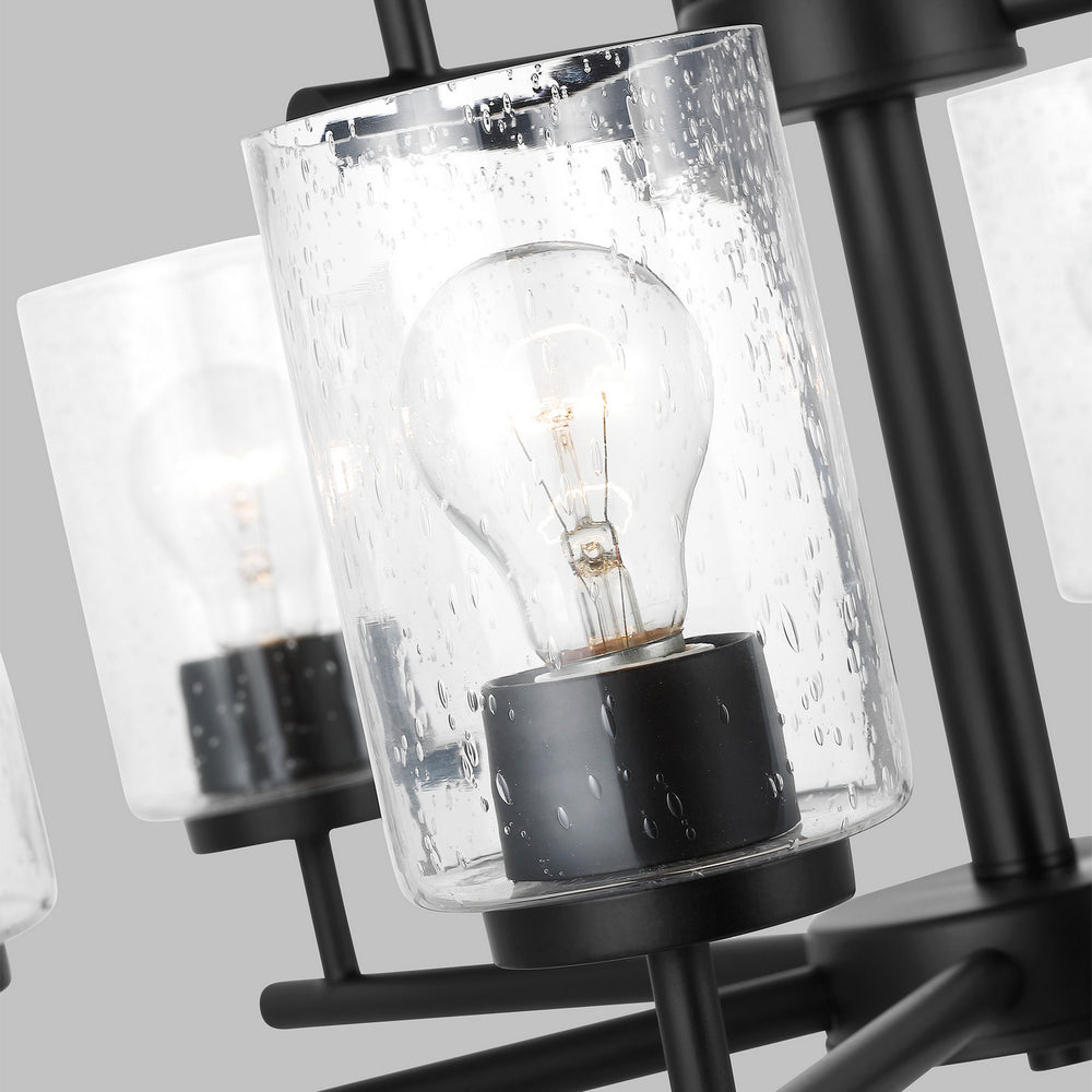 Generation Lighting Canada - 31172-112 - Nine Light Chandelier - Oslo - Midnight Black