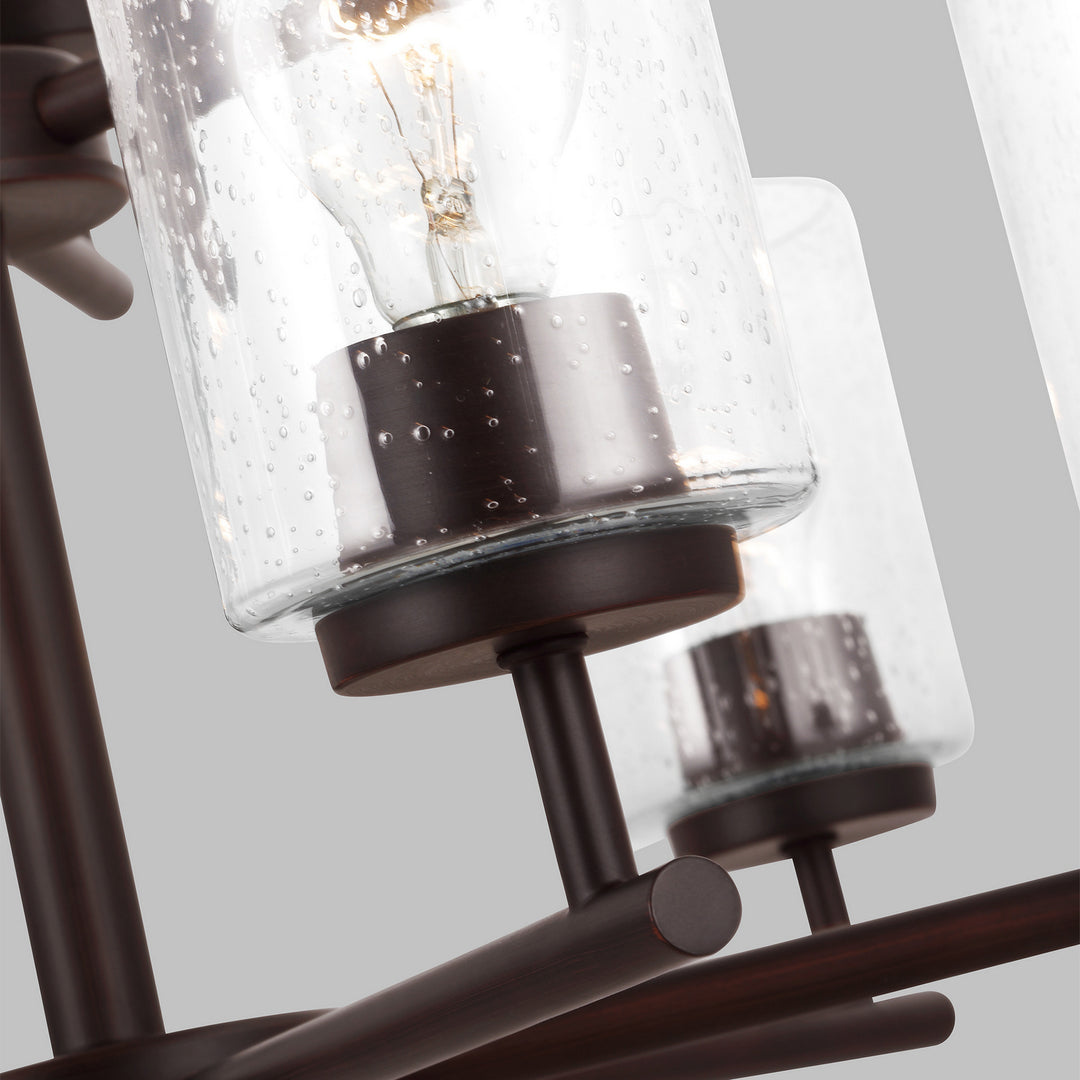 Generation Lighting Canada - 31172-710 - Nine Light Chandelier - Oslo - Bronze