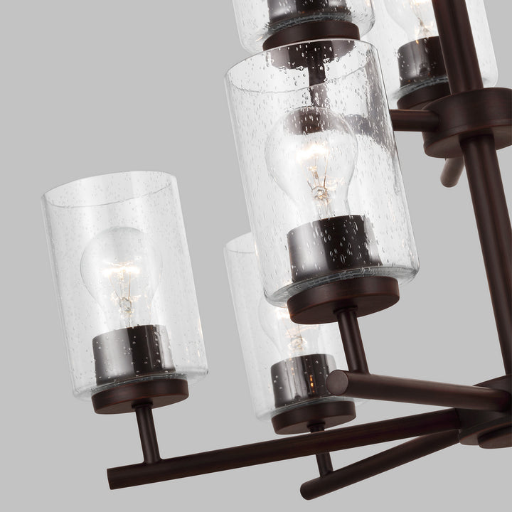 Generation Lighting Canada - 31172-710 - Nine Light Chandelier - Oslo - Bronze