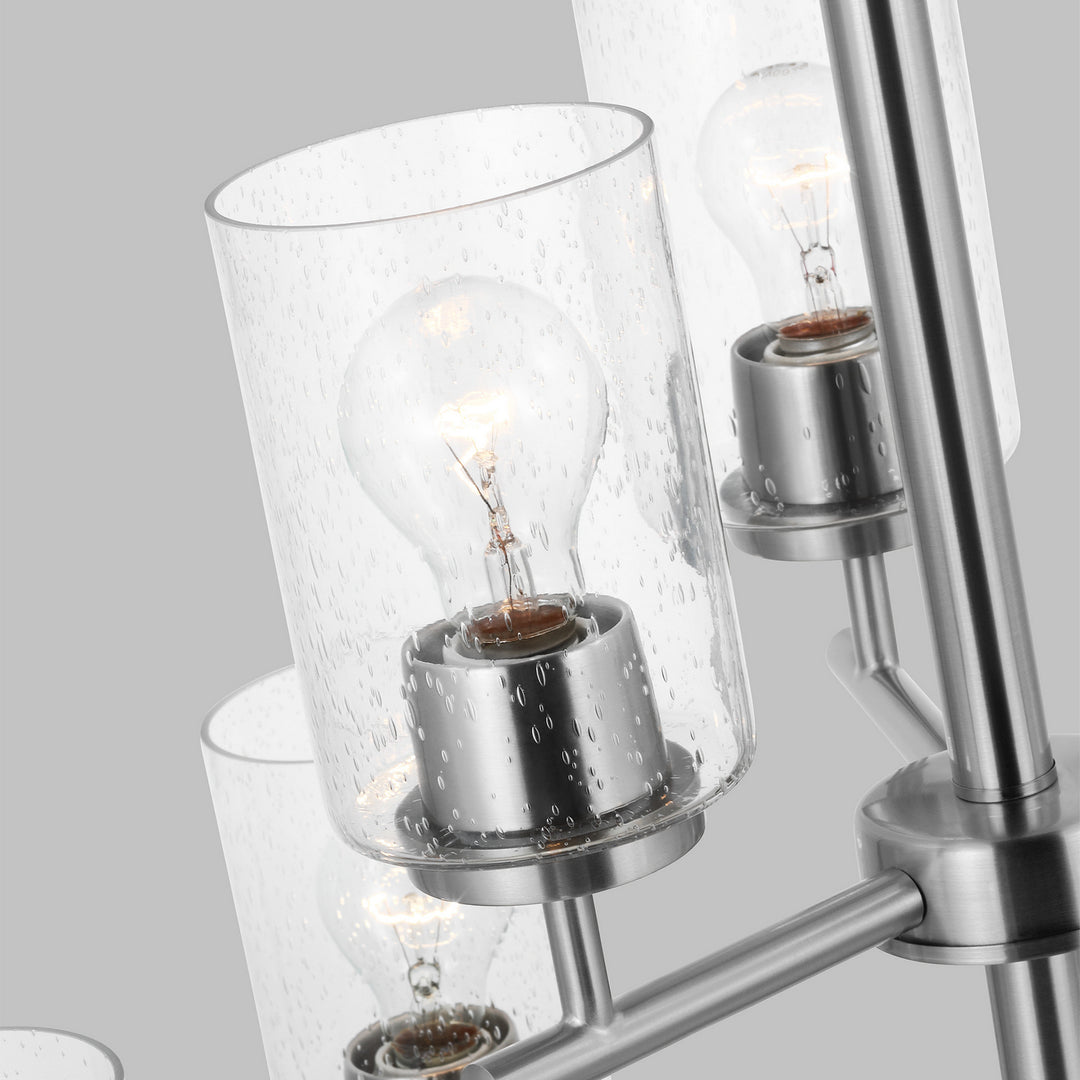 Generation Lighting Canada - 31172-962 - Nine Light Chandelier - Oslo - Brushed Nickel