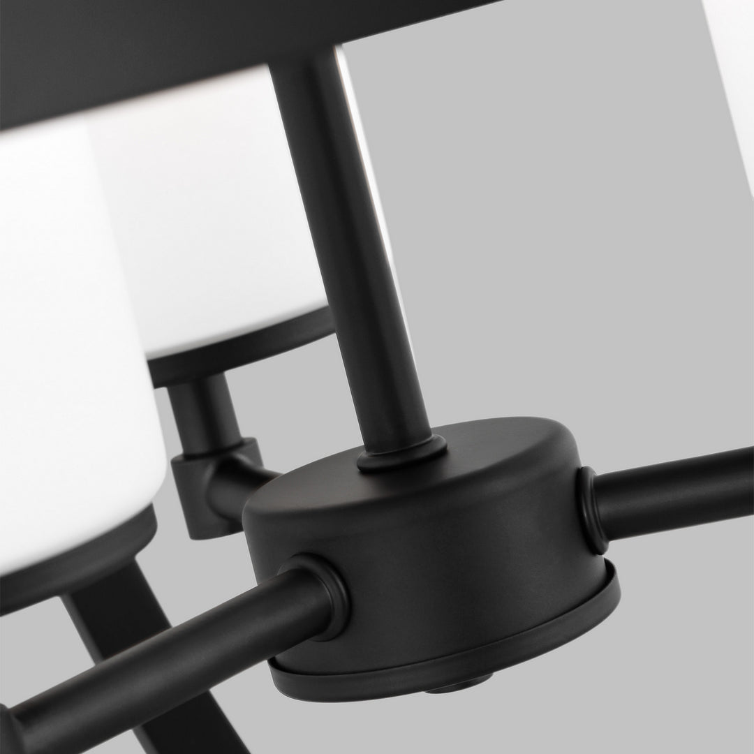 Generation Lighting Canada - 3124603-112 - Three Light Chandelier - Alturas - Midnight Black