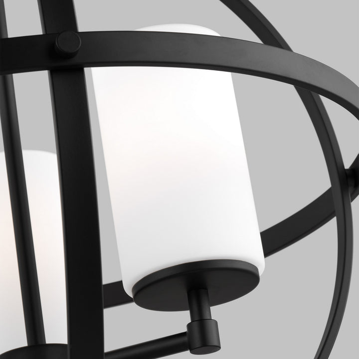 Generation Lighting Canada - 3124603EN3-112 - Three Light Chandelier - Alturas - Midnight Black