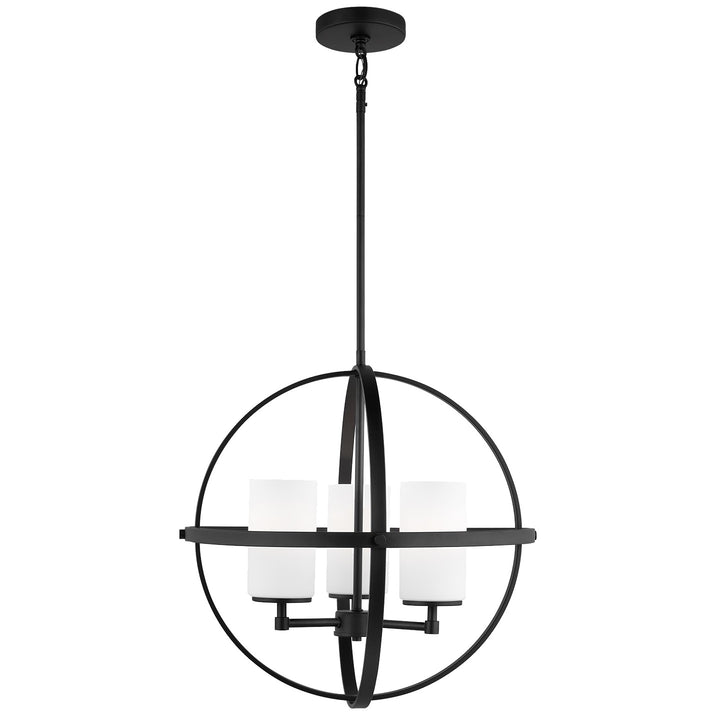 Generation Lighting Canada - 3124603EN3-112 - Three Light Chandelier - Alturas - Midnight Black