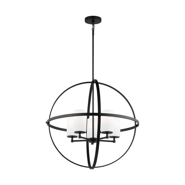 Generation Lighting Canada - 3124605-112 - Five Light Chandelier - Alturas - Midnight Black