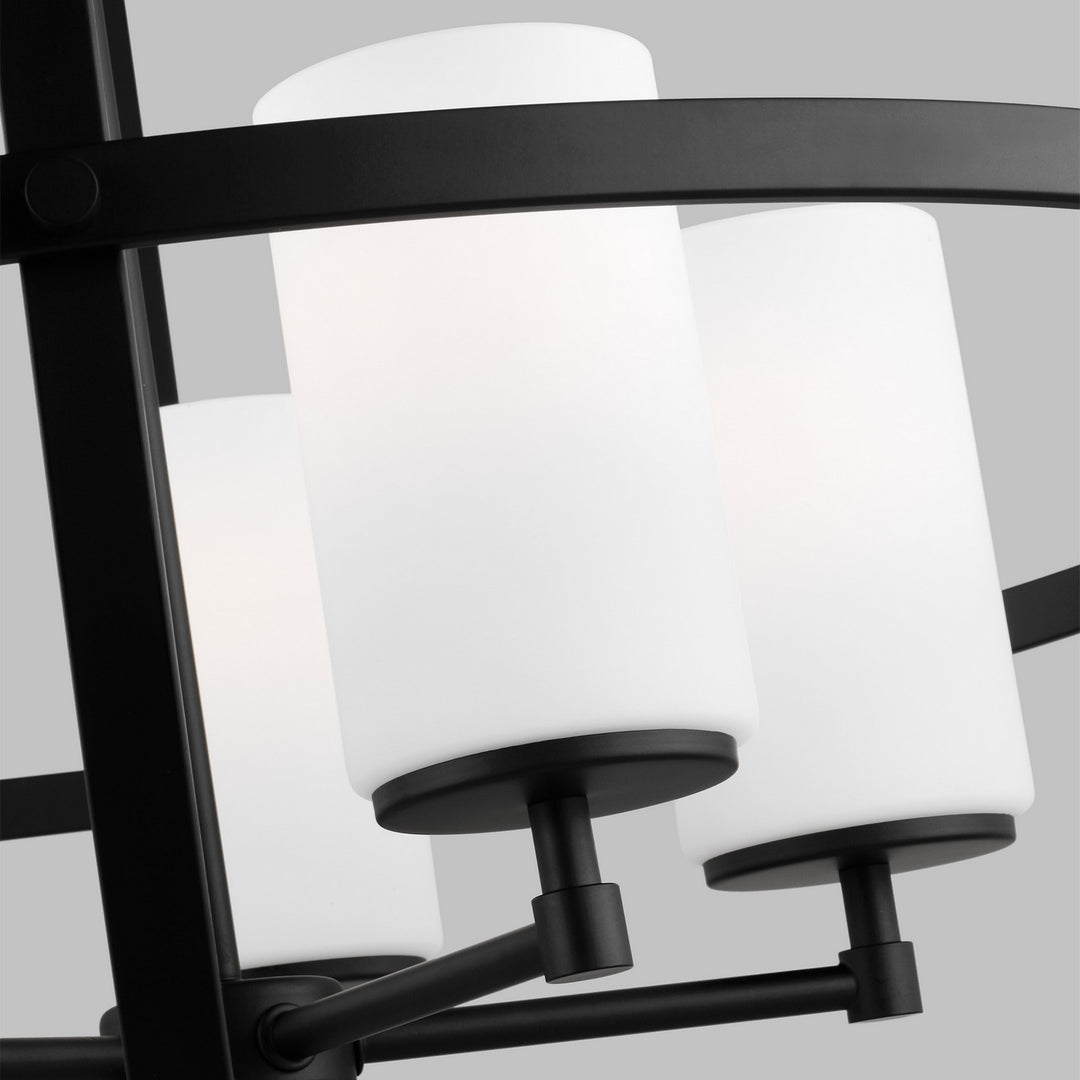 Generation Lighting Canada - 3124605EN3-112 - Five Light Chandelier - Alturas - Midnight Black