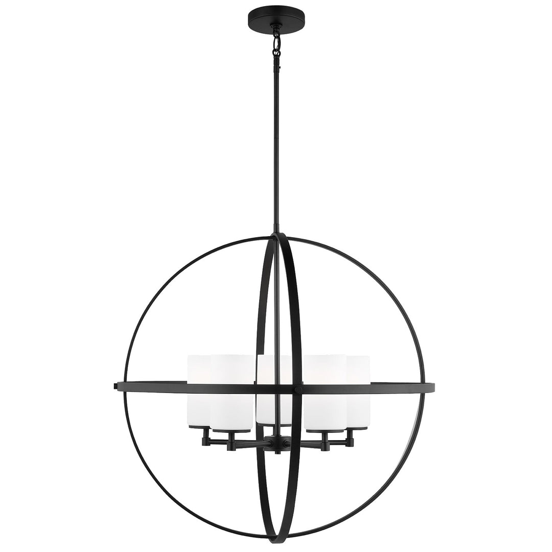 Generation Lighting Canada - 3124605EN3-112 - Five Light Chandelier - Alturas - Midnight Black
