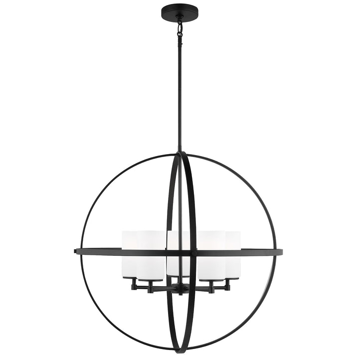 Generation Lighting Canada - 3124605EN3-112 - Five Light Chandelier - Alturas - Midnight Black