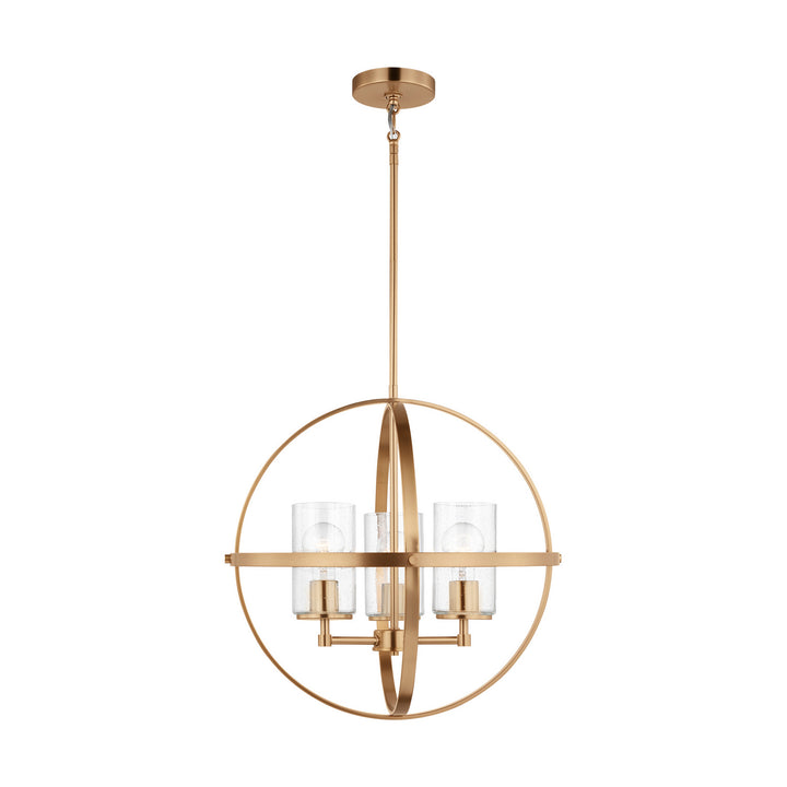 Generation Lighting Canada - 3124673-848 - Three Light Chandelier - Alturas - Satin Brass