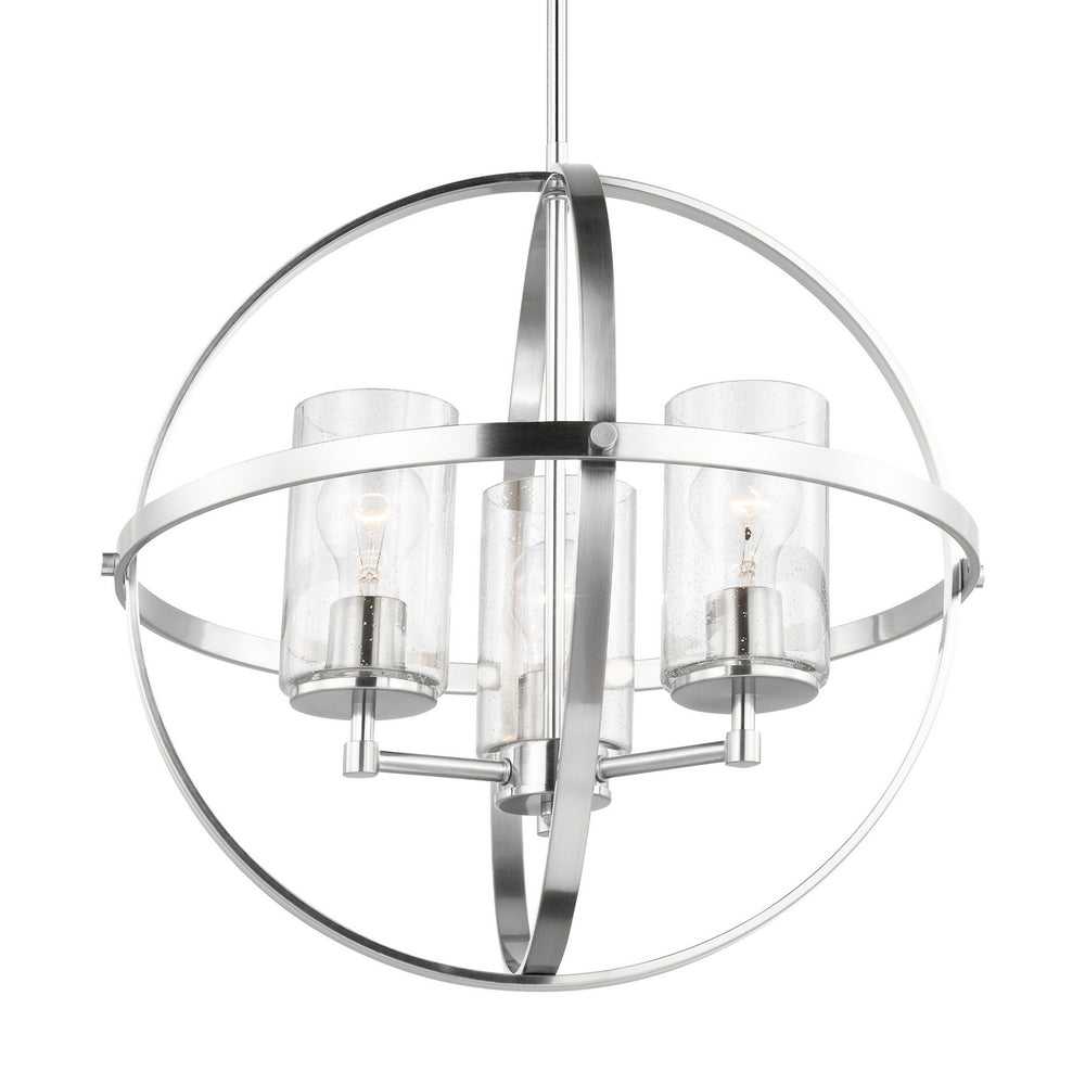 Generation Lighting Canada - 3124673-962 - Three Light Chandelier - Alturas - Brushed Nickel