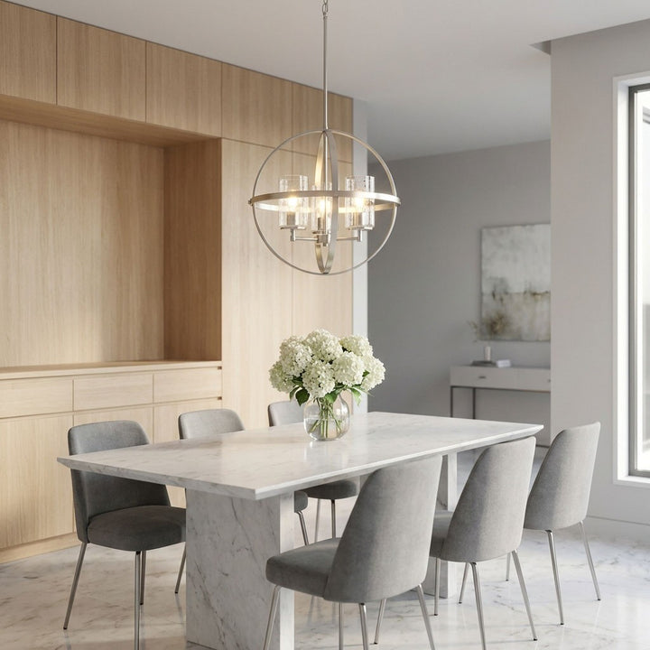 Generation Lighting Canada - 3124673-962 - Three Light Chandelier - Alturas - Brushed Nickel