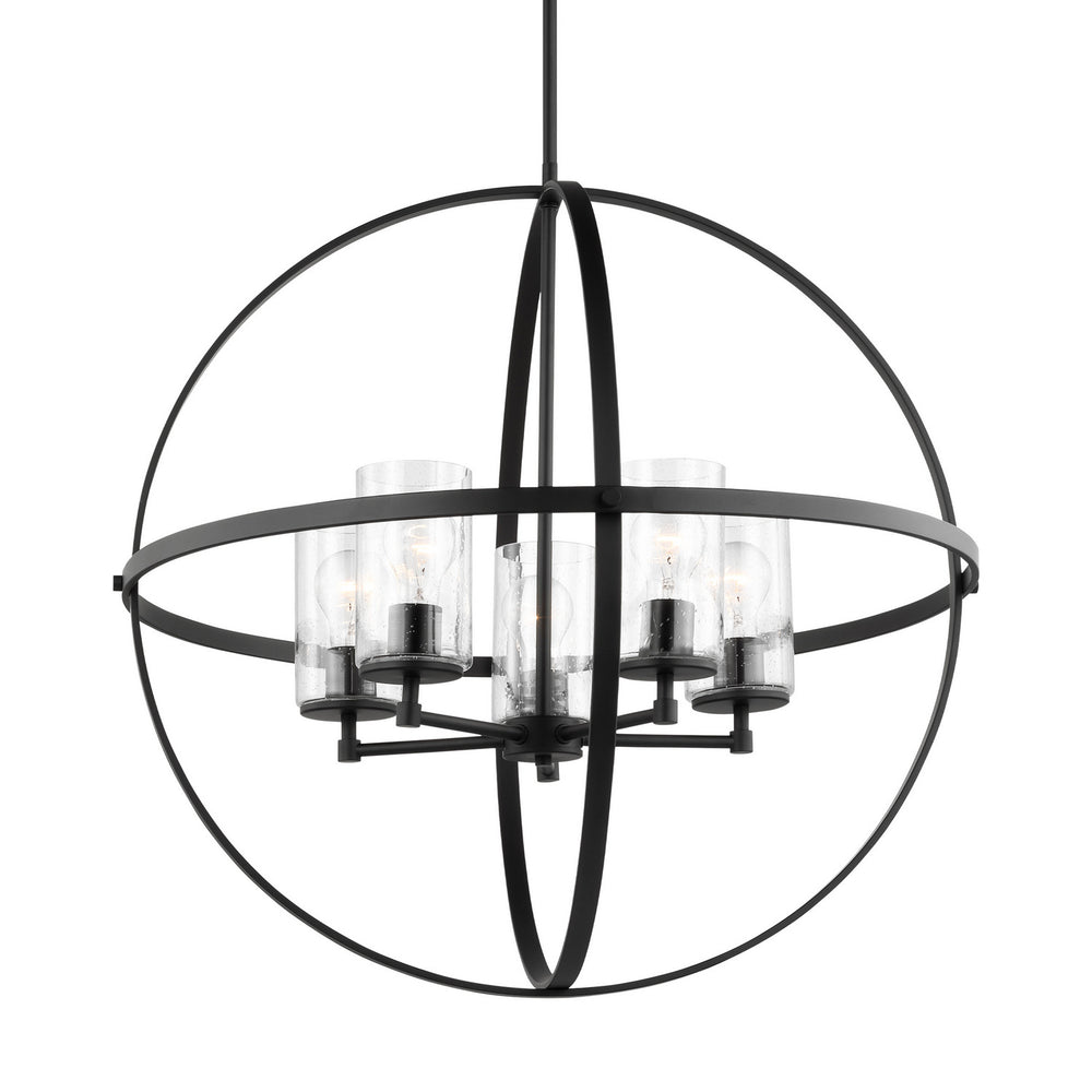 Generation Lighting Canada - 3124675-112 - Five Light Chandelier - Alturas - Midnight Black