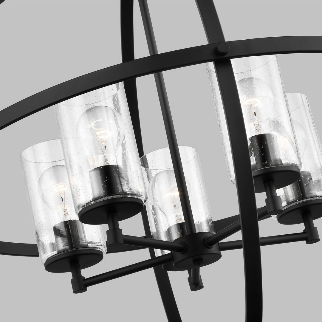 Generation Lighting Canada - 3124675-112 - Five Light Chandelier - Alturas - Midnight Black