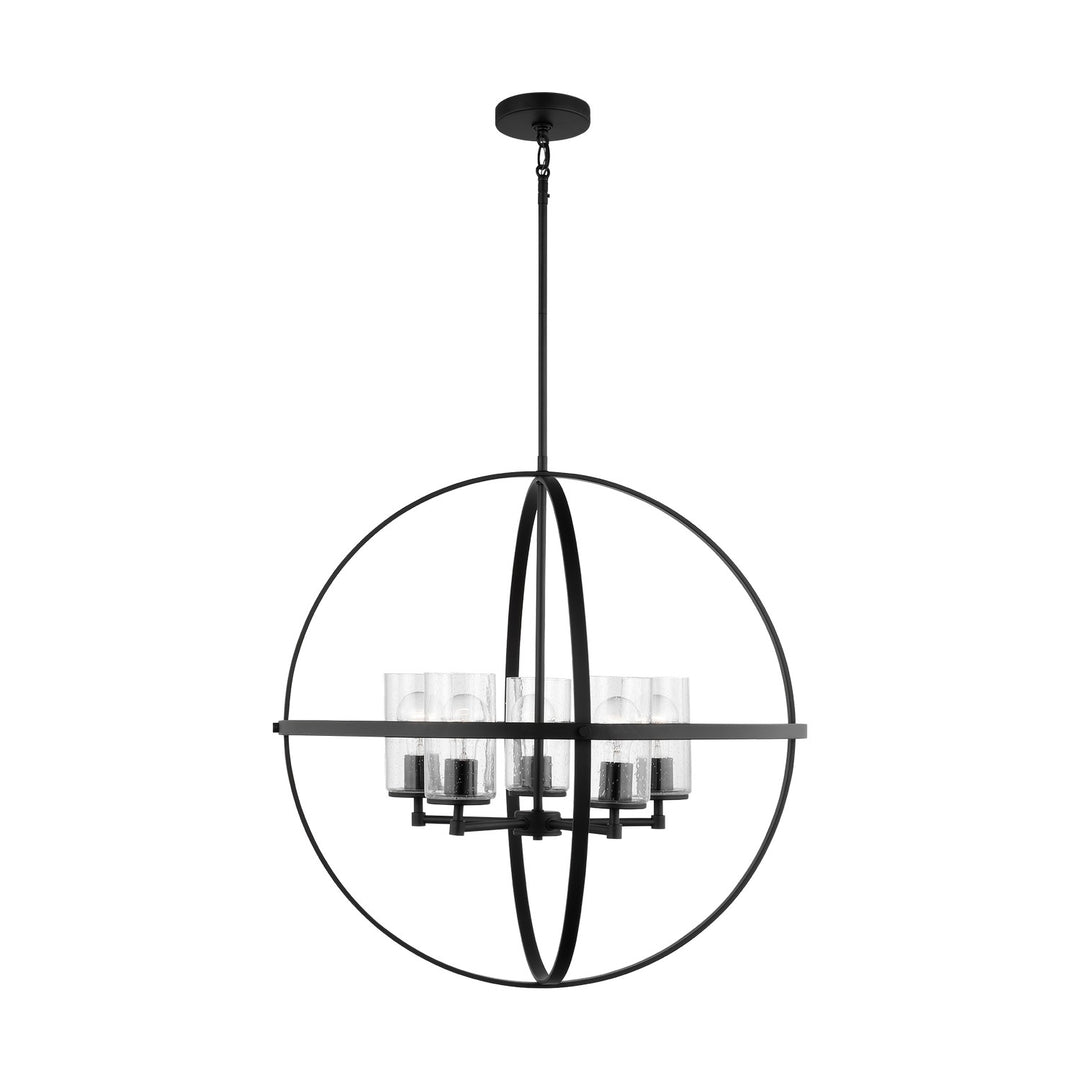 Generation Lighting Canada - 3124675-112 - Five Light Chandelier - Alturas - Midnight Black
