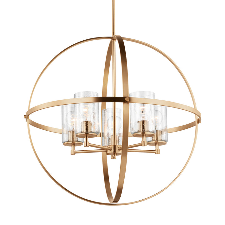 Generation Lighting Canada - 3124675-848 - Five Light Chandelier - Alturas - Satin Brass