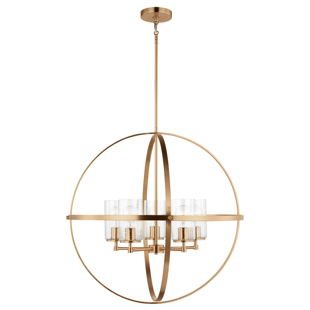 Generation Lighting Canada - 3124675-848 - Five Light Chandelier - Alturas - Satin Brass