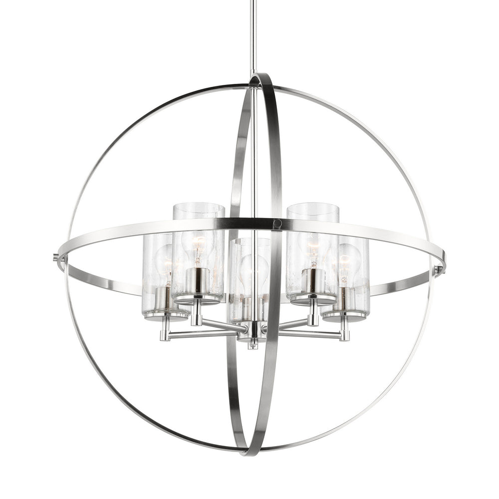 Generation Lighting Canada - 3124675-962 - Five Light Chandelier - Alturas - Brushed Nickel