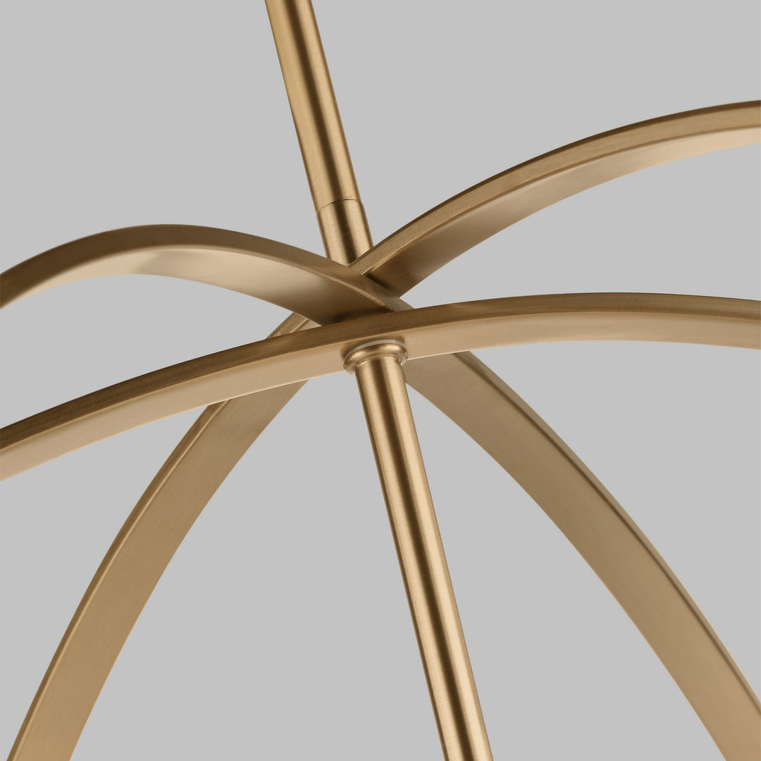 Generation Lighting Canada - 3124679-848 - Nine Light Chandelier - Alturas - Satin Brass
