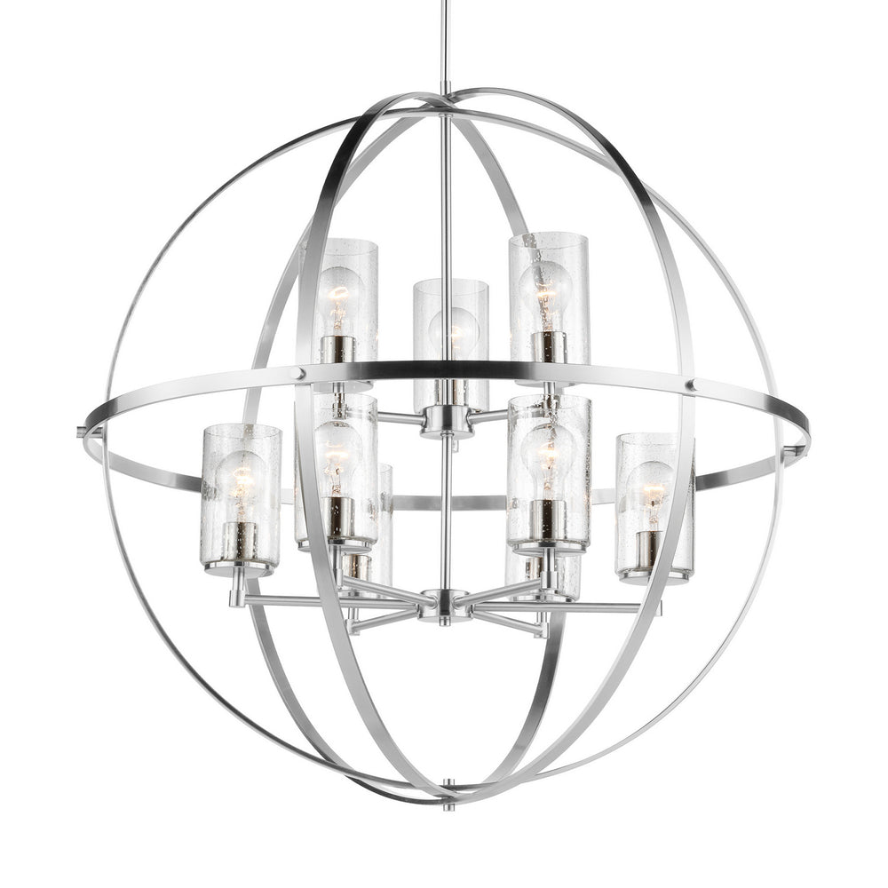 Generation Lighting Canada - 3124679-962 - Nine Light Chandelier - Alturas - Brushed Nickel