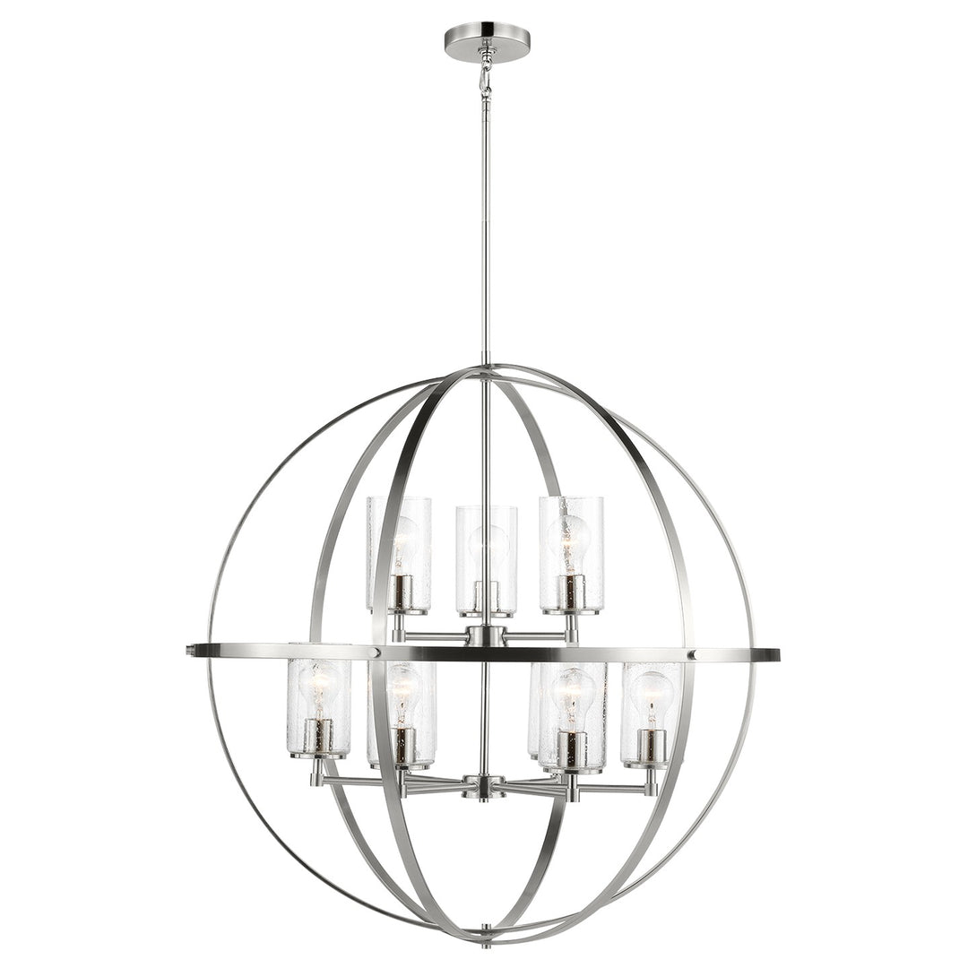Generation Lighting Canada - 3124679-962 - Nine Light Chandelier - Alturas - Brushed Nickel