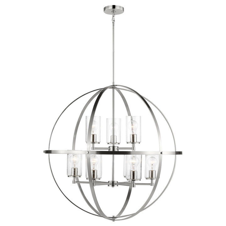 Generation Lighting Canada - 3124679-962 - Nine Light Chandelier - Alturas - Brushed Nickel