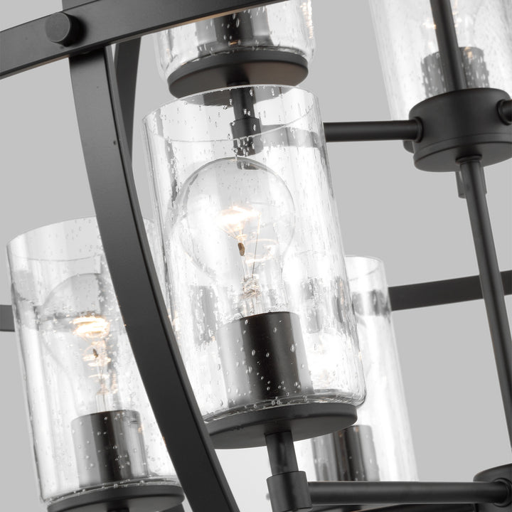 Generation Lighting Canada - 3124679-112 - Nine Light Chandelier - Alturas - Midnight Black