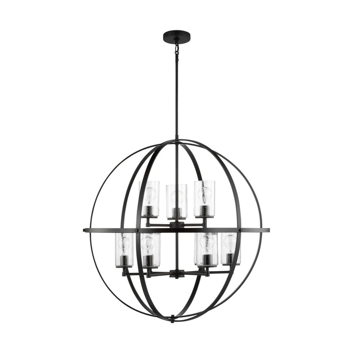 Generation Lighting Canada - 3124679-112 - Nine Light Chandelier - Alturas - Midnight Black