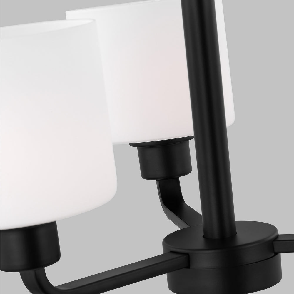 Generation Lighting Canada - 3128803-112 - Three Light Chandelier - Canfield - Midnight Black