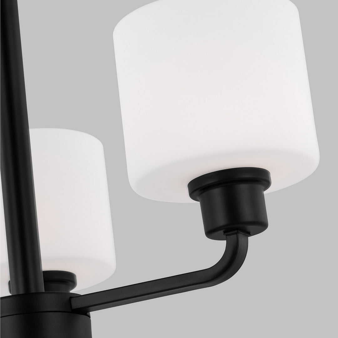 Generation Lighting Canada - 3128803-112 - Three Light Chandelier - Canfield - Midnight Black