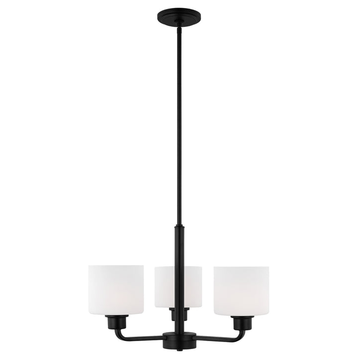 Generation Lighting Canada - 3128803-112 - Three Light Chandelier - Canfield - Midnight Black