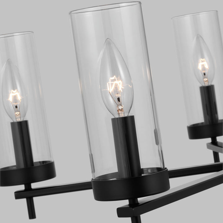 Visual Comfort Studio Canada - 3190305-112 - Five Light Chandelier - Zire - Midnight Black