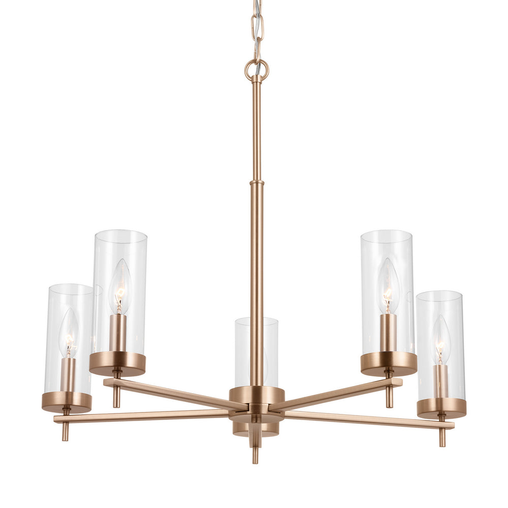 Visual Comfort Studio Canada - 3190305-848 - Five Light Chandelier - Zire - Satin Brass