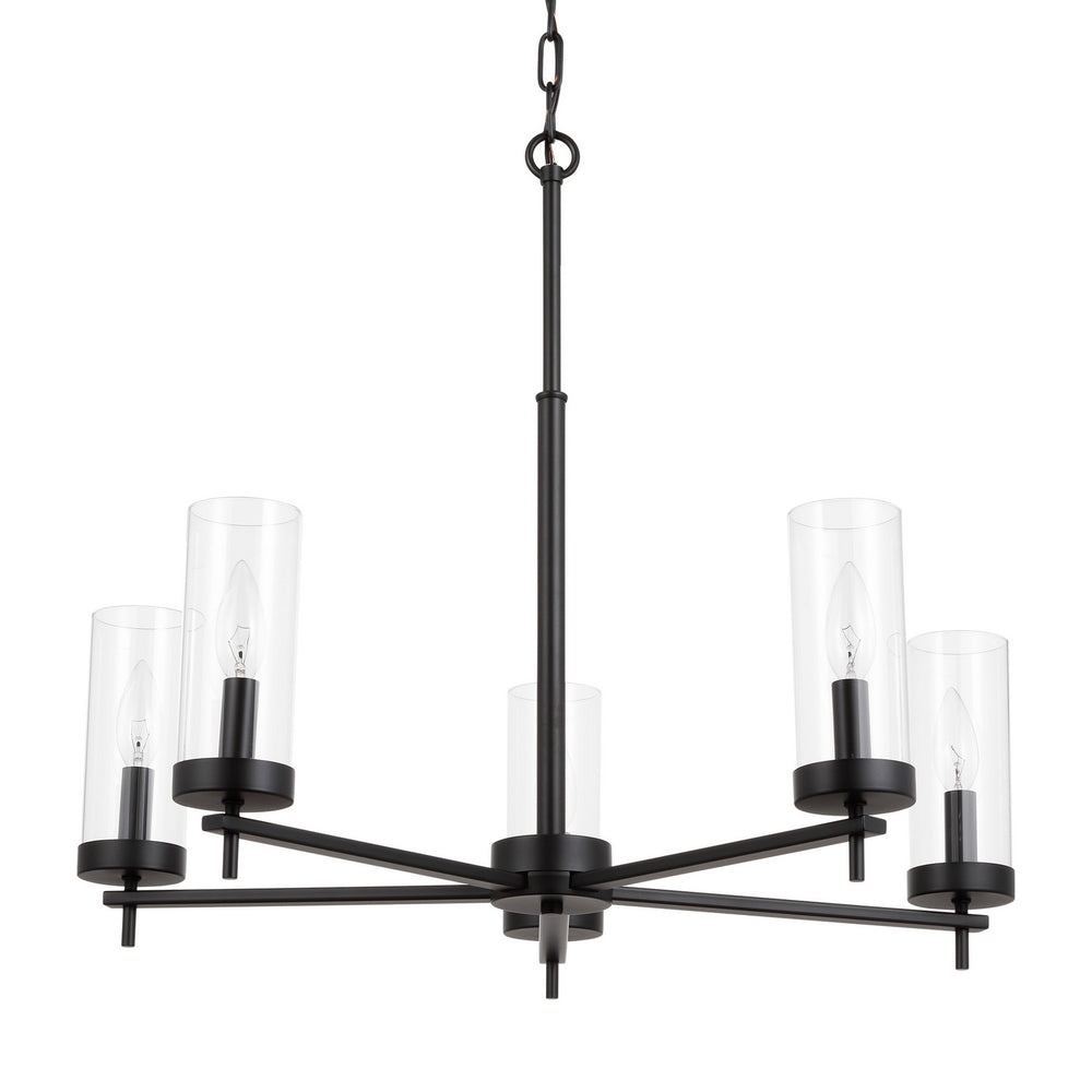 Visual Comfort Studio Canada - 3190305EN-112 - Five Light Chandelier - Zire - Midnight Black