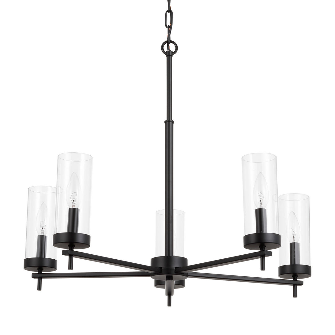 Visual Comfort Studio Canada - 3190305EN-112 - Five Light Chandelier - Zire - Midnight Black