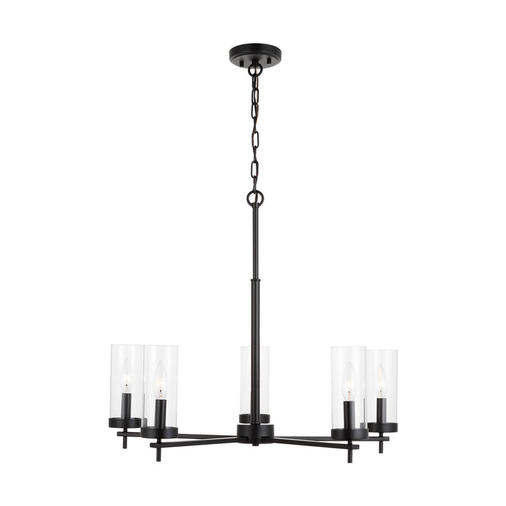 Visual Comfort Studio Canada - 3190305EN-112 - Five Light Chandelier - Zire - Midnight Black