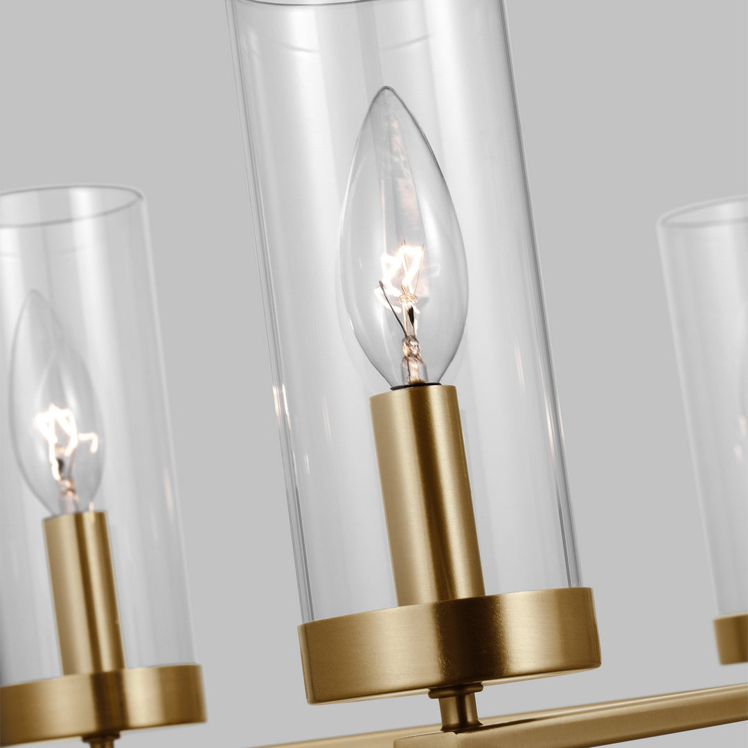 Visual Comfort Studio Canada - 3190305EN-848 - Five Light Chandelier - Zire - Satin Brass